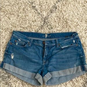 7 for all mankind shorts